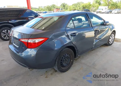 2014 Toyota Corolla Le из США, поврежденный, VIN 2T1BURHEXEC158540